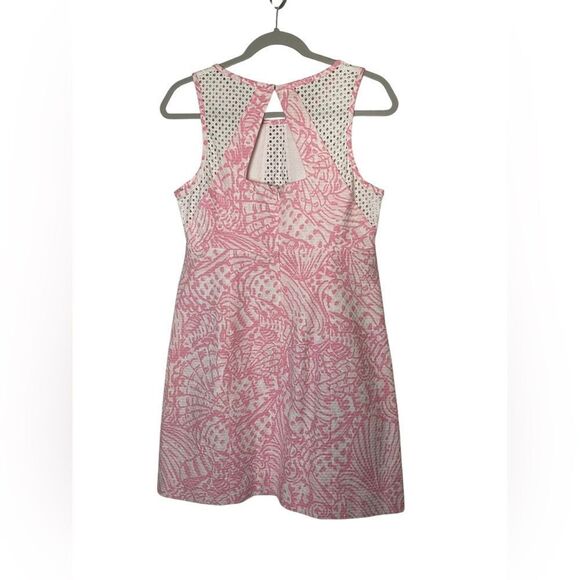 Lilly Pulitzer Kaylee Shift Dress Hubba Bubba Sea Cups Women’s Size 8 Cotton - Picture 2 of 8